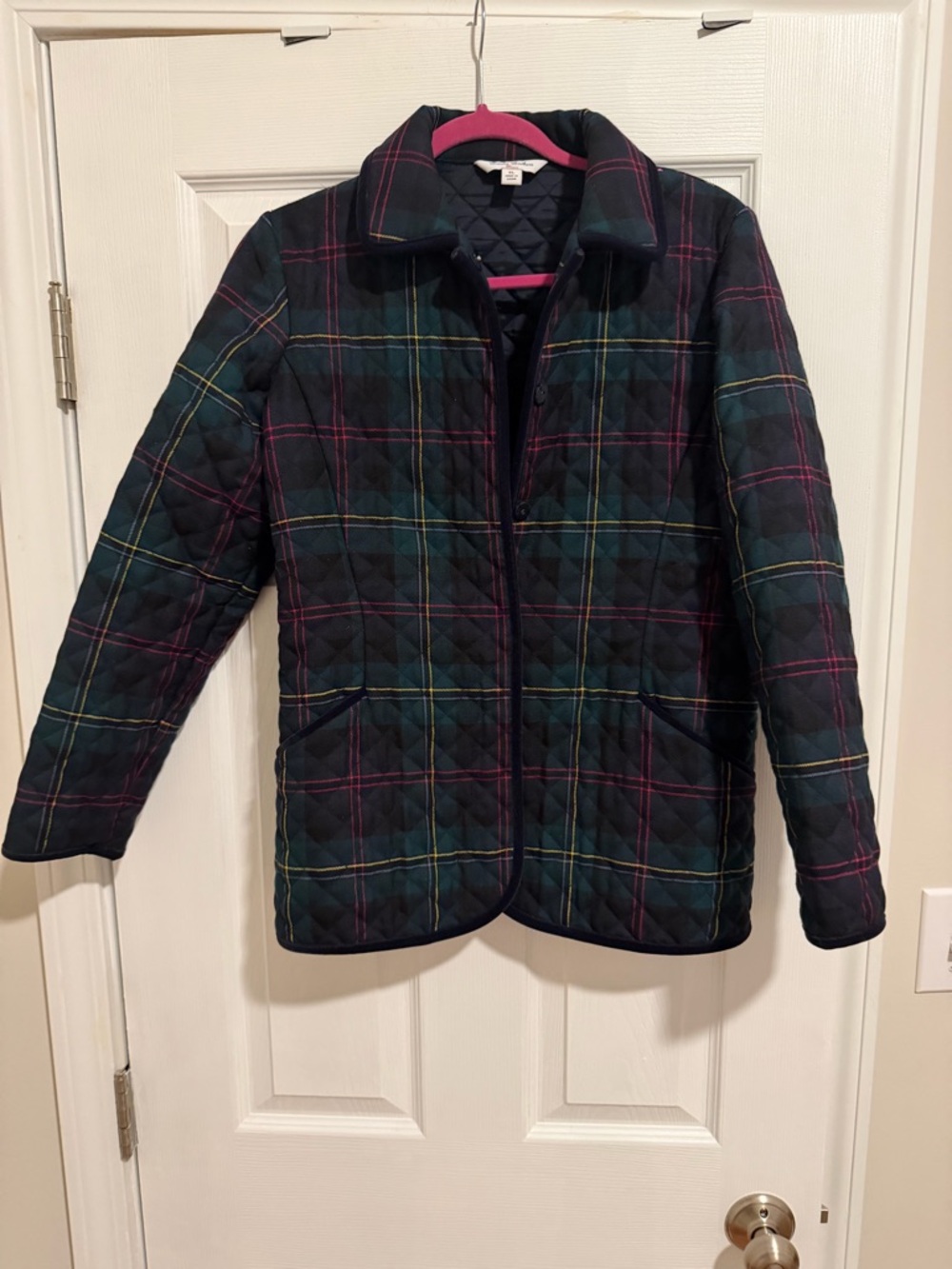 Brooks Brothers Quilted Plaid jacket - XL child size / petite